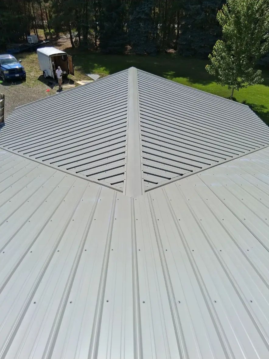 Rolled rib overbuild roof — Roofing project by KD's Custom Exteriors
